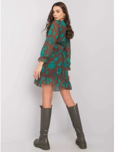 Šaty DHJ SK 12220 3.51P hnědá