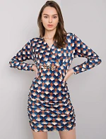 Šaty DHJ SK 12695.26P tmavě modrá