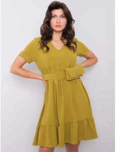 Šaty DHJ SK 13078.31P olivový