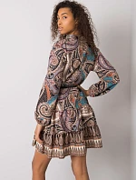 Šaty DHJ SK 15053.61 černá a béžová