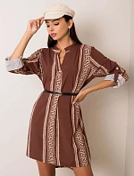 Šaty DHJ SK 5766D.13 hnědá