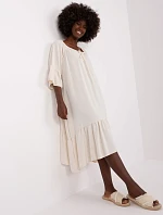 DHJ SK 6057 šaty.93 světle béžová