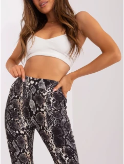 DHJ kalhoty SP 13926 7.52P černá a béžová