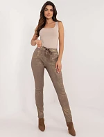 Kalhoty DHJ SP 21258.32 tmavě lila