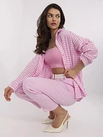 Kalhoty DHJ SP 8830.77 světle růžové