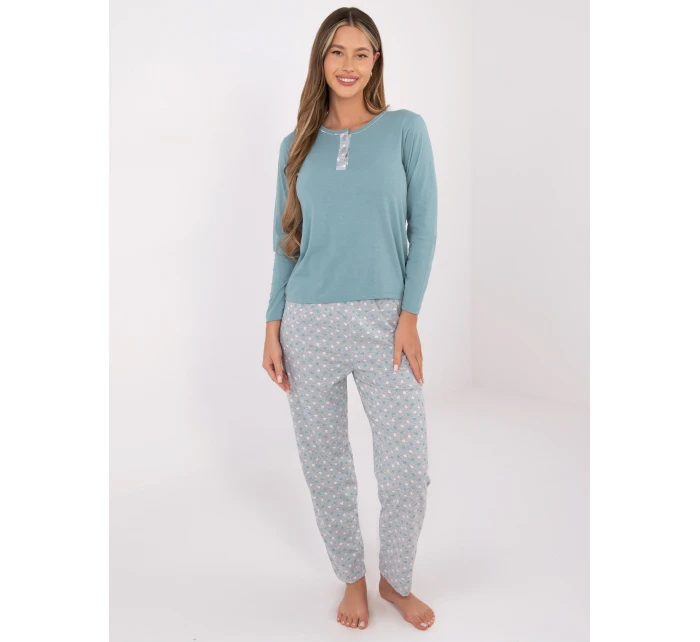 Pyžamo DU PI FP 002.87 mint Pyžamo DU PI FP 002.87 mint