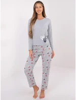 Pyžamo DU PI FP 009.84 šedé Pyžamo DU PI FP 009.84 šedé