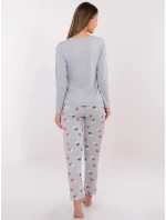 Pyžamo DU PI FP 009.84 šedé Pyžamo DU PI FP 009.84 šedé