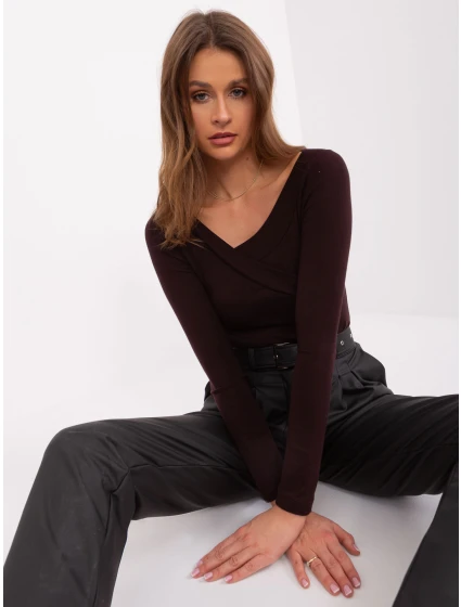 Bluzka EM BZ model 21898762 ciemny brązowy - FPrice