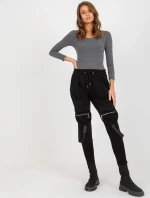 Teplákové kalhoty EM DR ES 21 595.23 černá