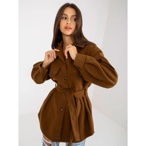 Dámský kabát EM PL 2939 85 hnědá