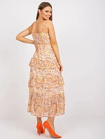 Dámské šaty EM SK Y6743 jasně oranžové