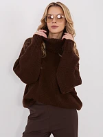 Jumper IN SW 3176.26 tmavě hnědý