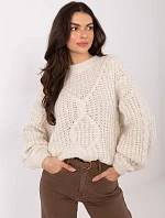 Jumper IN SW 33831.25 světle béžový