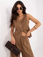 KMPL IR set JS7501.20P světle hnědý