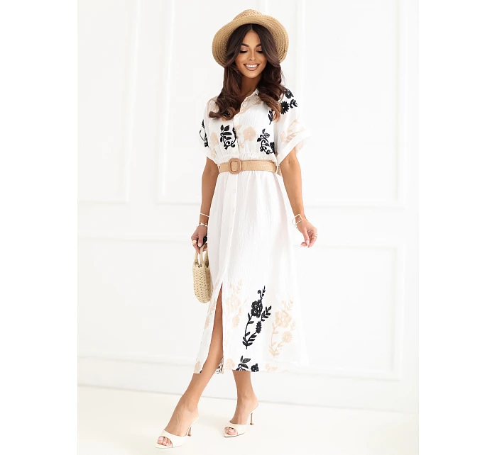 Šaty IR SK 2689 1.88 bílá a černá Šaty IR SK 2689 1.88 bílá a černá