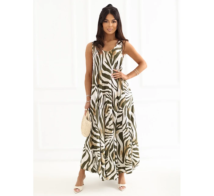 Šaty IR SK LD2569 2.80 khaki Šaty IR SK LD2569 2.80 khaki