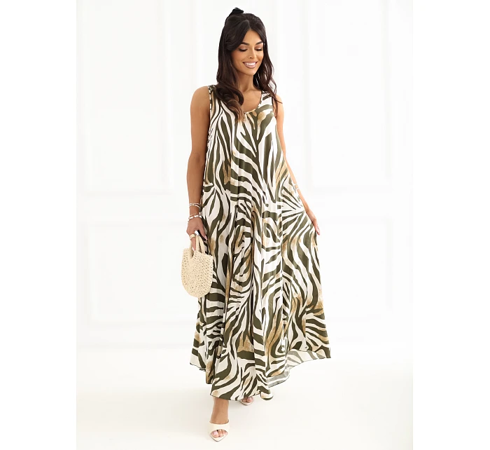 Šaty IR SK LD2569 2.80 khaki Šaty IR SK LD2569 2.80 khaki