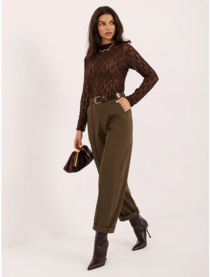 Kalhoty IR SP GG 99363.28 v barvě khaki Kalhoty IR SP GG 99363.28 v barvě khaki