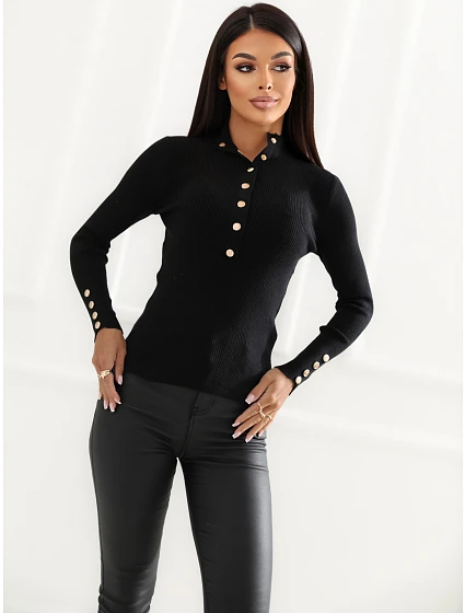 Sweter IR SW model 22550371 czarny - FPrice Sweter IR SW model 22550371 czarny - FPrice