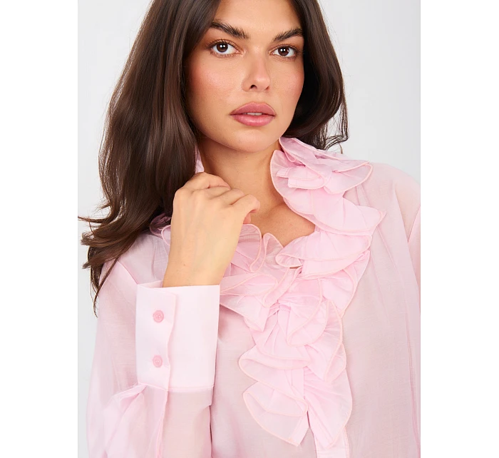 Koszula IT KS model 21914603 jasny różowy - FPrice Koszula IT KS model 21914603 jasny różowy - FPrice