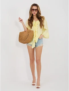 Košile IT KS 81863.11P světle žlutá