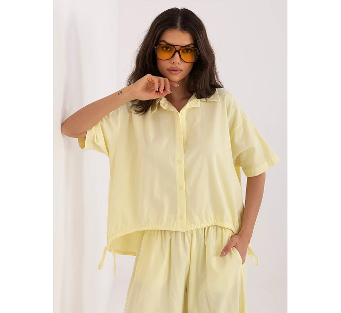 IT KS košile FL10320.12 světle žlutá IT KS košile FL10320.12 světle žlutá