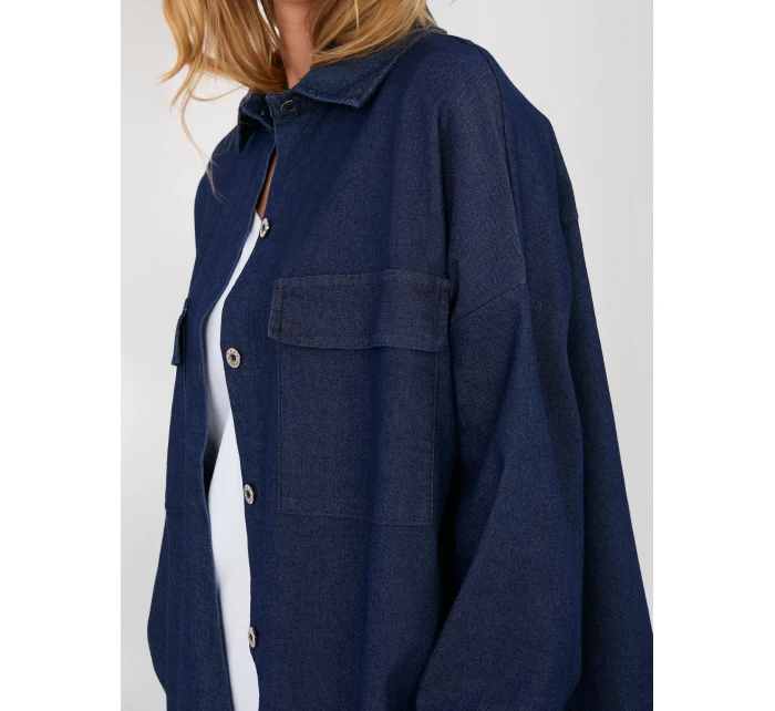 Koszula IT KS model 21902733 granatowy - FPrice Koszula IT KS model 21902733 granatowy - FPrice