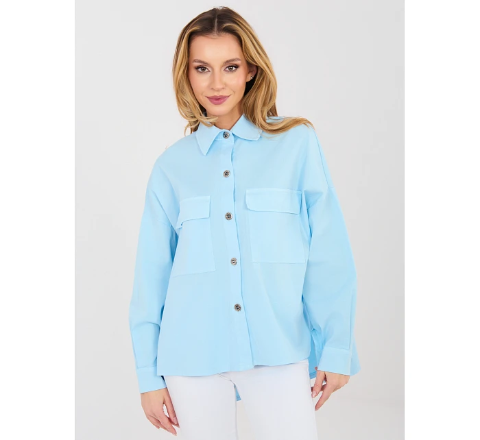 Koszula IT KS model 21944664 jasny niebieski - FPrice Koszula IT KS model 21944664 jasny niebieski - FPrice