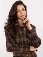 IT KS košile GT9880.12P hnědá IT KS košile GT9880.12P hnědá