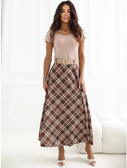 Sukně IT SD 23296 2.06 hnědá Sukně IT SD 23296 2.06 hnědá