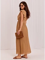 Šaty IT SK 13166.85 v barvě camel Šaty IT SK 13166.85 v barvě camel