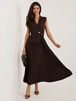 Šaty IT SK 21558.03 tmavě hnědé