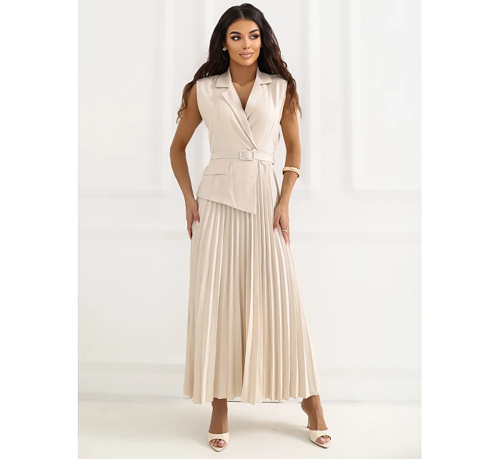 Šaty IT SK 21558.03 světle béžové Šaty IT SK 21558.03 světle béžové