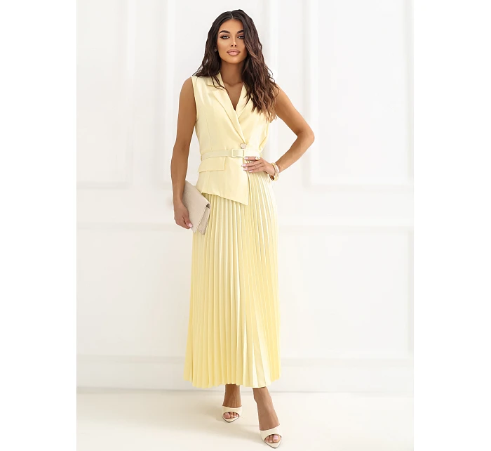 Šaty IT SK 21558.03 světle žluté Šaty IT SK 21558.03 světle žluté