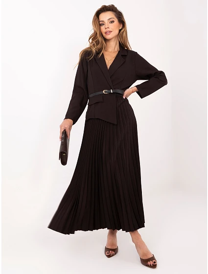 Šaty IT SK 21599 1.03 tmavě hnědá Šaty IT SK 21599 1.03 tmavě hnědá