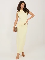 Šaty IT SK 22392.21 světle žluté