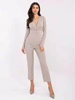 Kalhoty IT SP FL9069.00 světle béžové