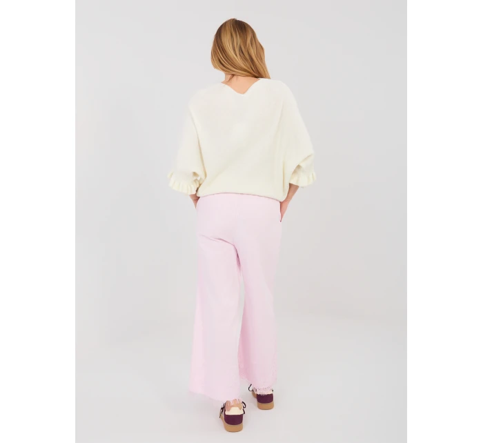 Spodnie IT SP model 21940955 jasny różowy - FPrice Spodnie IT SP model 21940955 jasny różowy - FPrice