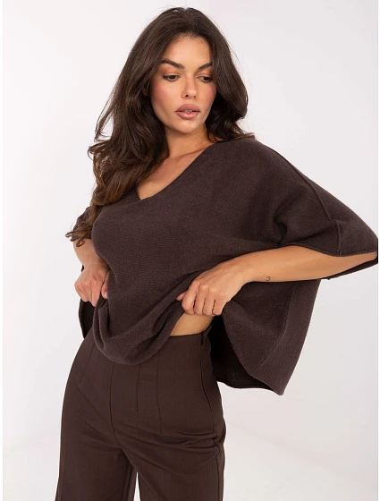 Jumper IT SW 2202.52 tmavě hnědý Jumper IT SW 2202.52 tmavě hnědý