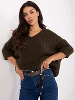 Svetr IT SW 7703.70 khaki