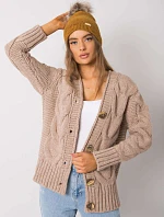 Dámská čepice 69 tmavě žlutá