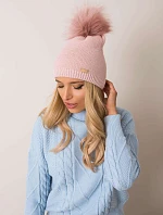 Dámská čepice.69 světle růžová