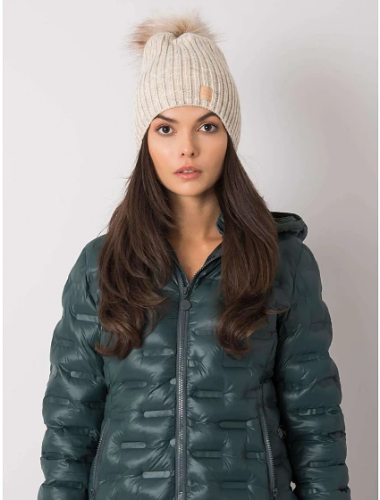 Dámská čepice 30 béžová