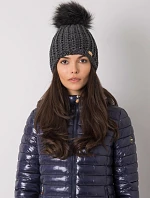 Dámská čepice 17 tmavě šedá