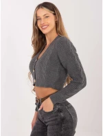 Dámský svetr LC SW A4 tmavě šedý Dámský svetr LC SW A4 tmavě šedý