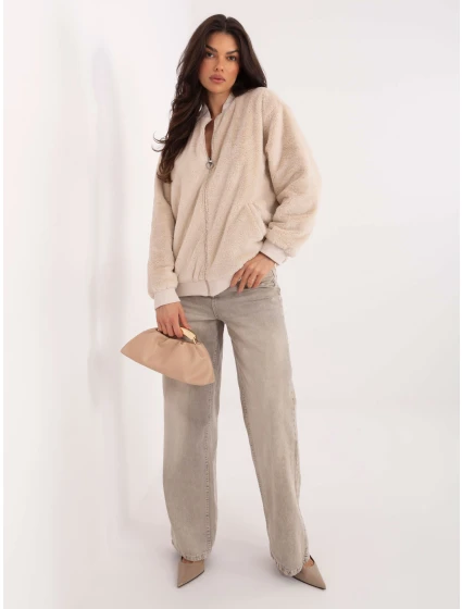 Bluza LK BL model 21836719 jasny beżowy - FPrice Bluza LK BL model 21836719 jasny beżowy - FPrice