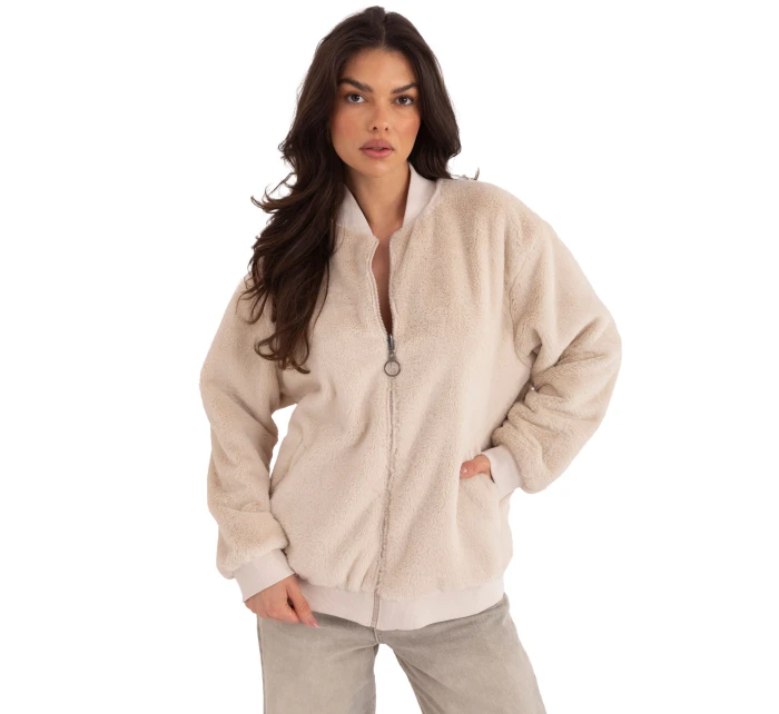 Mikina LK BL 510136.89 světle béžová Mikina LK BL 510136.89 světle béžová