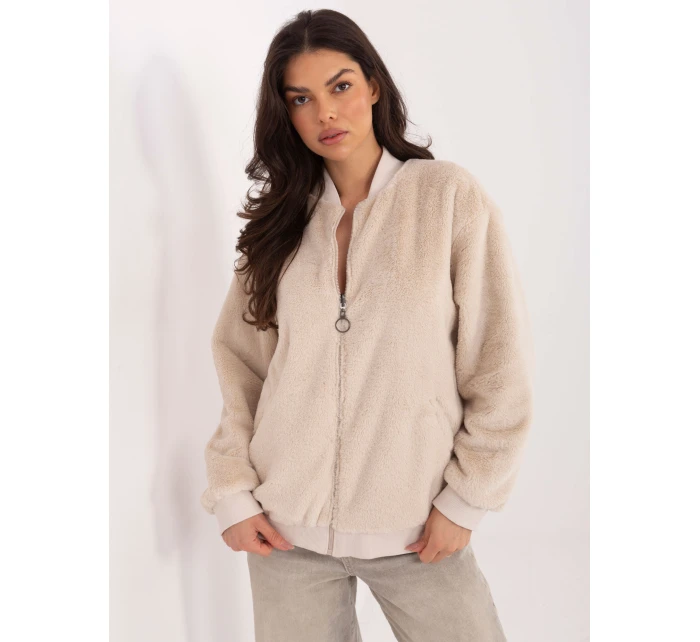 Mikina LK BL 510136.89 světle béžová Mikina LK BL 510136.89 světle béžová