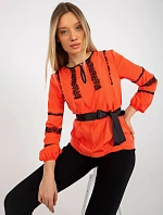 Dámská halenka LK BZ 506122.35x oranžová - FPrice